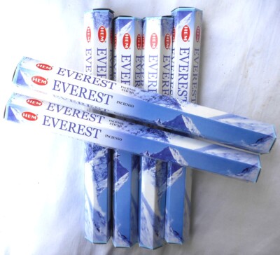 RÄUCHERSTÄBCHEN Marke HEM 6 Pck. á 20 Stück Mount Everest incense