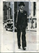 1955 Press Photo Foreign Secretary Anthony Eden at Downing Street in England