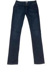 SIZE 25 Hudson Collin Flap Skinny Blue Denim  Jeans