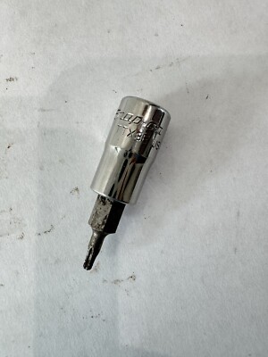 Snap on TTX8E 1/4'' Drive T8 Torx Bit Socket Driver USA