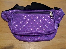 Purple Shiny Fanny Pack Waist Bag New Geestock