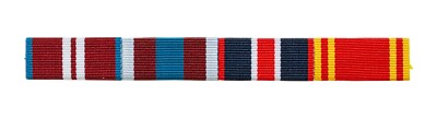 Queens Jubilee Diamond, Platinum, Kings Coronation & Fire Service Ribbon Bar