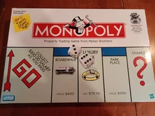 1999 Parker Brothers MONOPOLY Board Game Winning Token Money Bag 