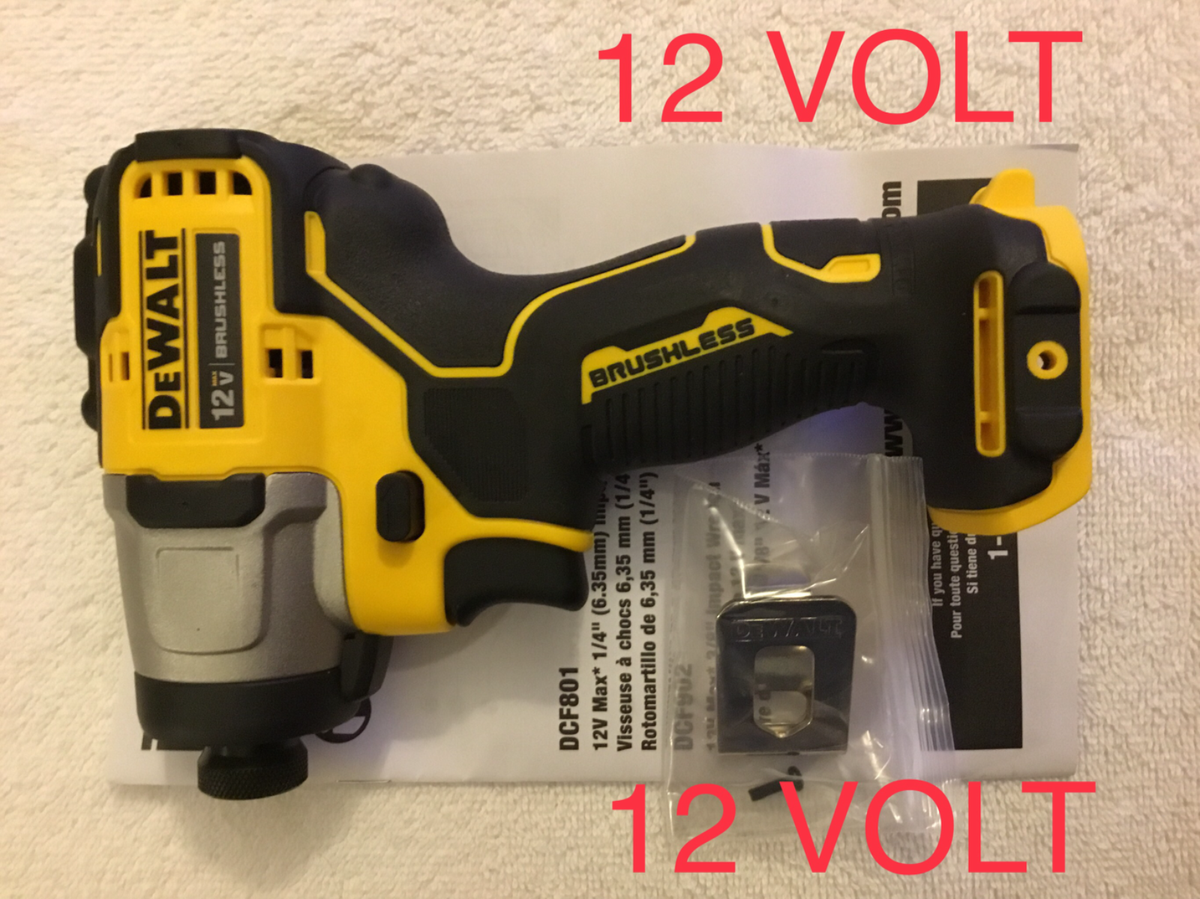 New Dewalt Xtreme DCF801B 12V Max 1/4