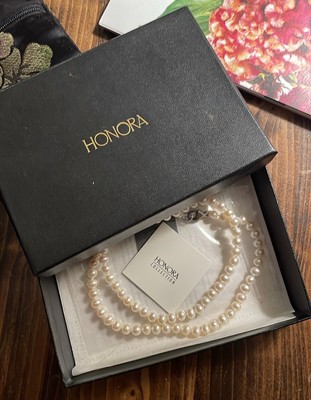 Vintage Honora Zuchtperlen Halskette