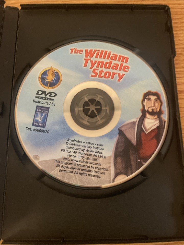 The William Tyndale Story the Torchlighters Heroes of the Faith (DVD