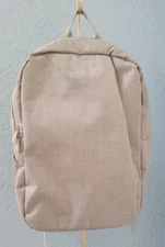 Leed's Zoom Zip 15" Computer Backpack Bag Heathered Gray Trolley Sleeve Padded