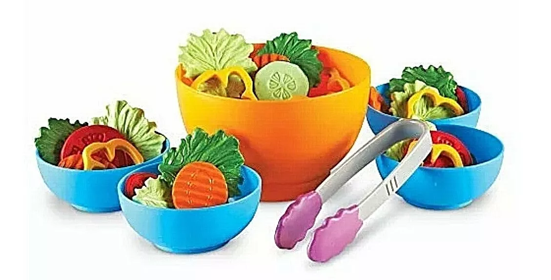 LEARNING RESOURCES SPROUTS ✿ GARDEN FRESH SALAD SET ✿ NEW PLAY