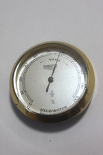 gebrauchtes kleines Wempe Chronometerwerke Hamburg Hygrometer Messing Oberteil