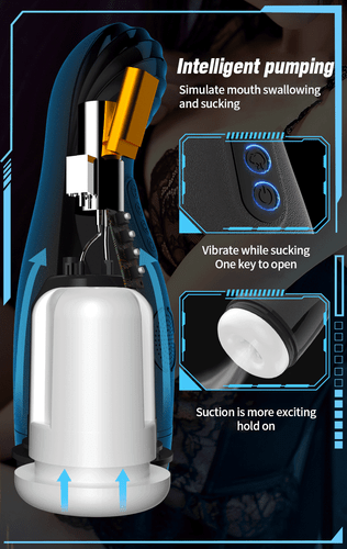 Masturbadores automáticos masculinos mamada taza succión lubricantes de calefacción inteligentes - Imagen 10 de 27