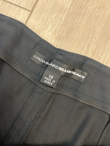 (5) Linda Allard Ellen Tracy Women's Black Wool/wool Blend Dress Pants Sz 14 - Picture 9 of 16