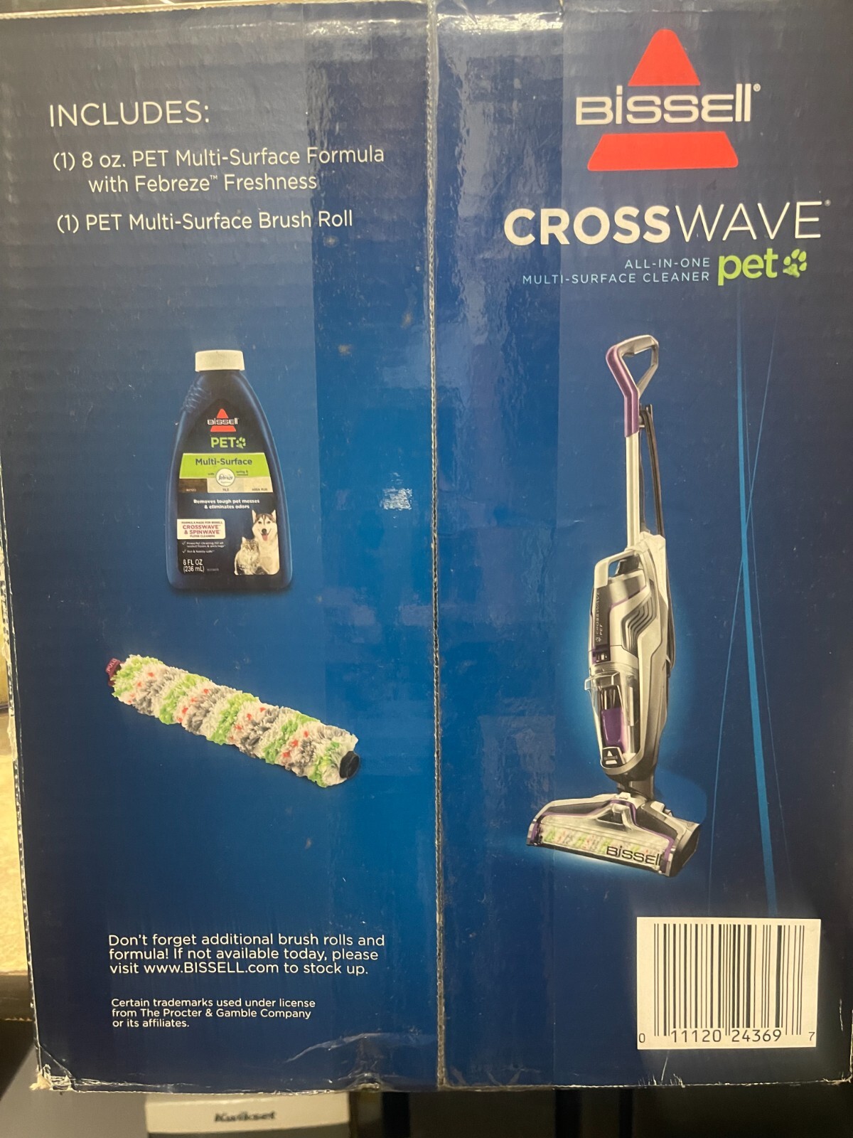 Bissell 2328 Crosswave Pet MultiSurface Wet/Dry Vacuum NEW