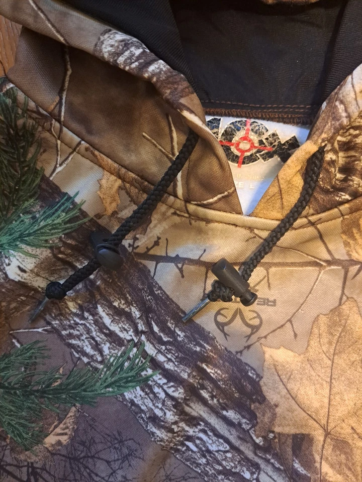 CAMO Realtree Xtra 10X Mens Hoodie Large Camouflage Hunting Outdoors - Image 4 of 4