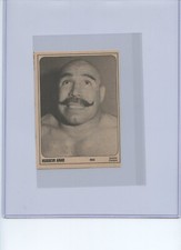 Hussain Arab The Iron Sheik 1981 Wrestling Super Stars wwf nwa rookie card 