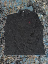 polo ralph lauren half zip sweater Size Medium