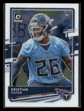 2020 Donruss Optic #109 Kristian Fulton Rookie Tennessee Titans