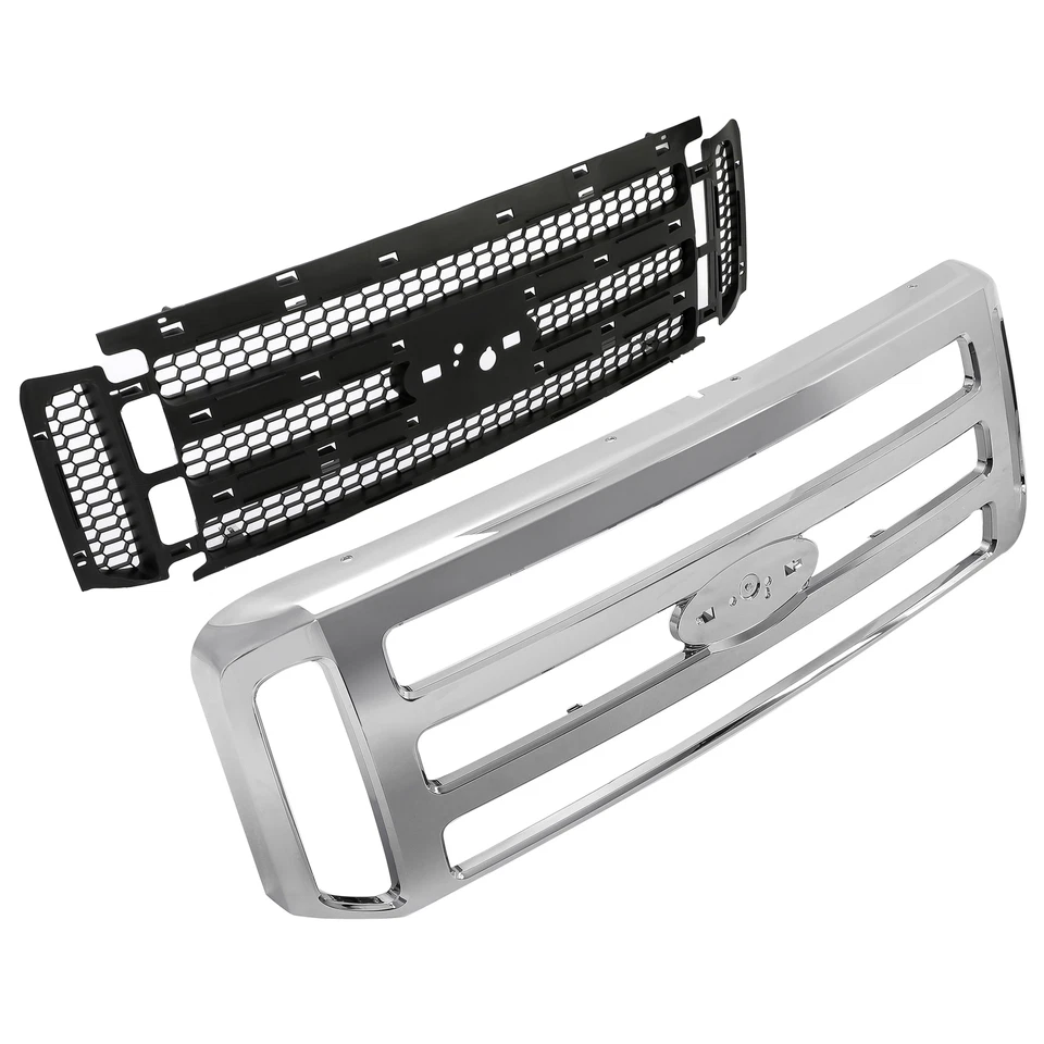 Grille Grill CONVERSION For Ford 1999-2004 Super Duty F250 F350 F450 F550 - Image 4 of 4