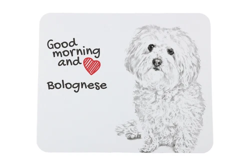 Bolognezer muismat met hond Art-Dog
