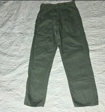 Vintage 80s 1984 US Army Mens 27x27 OG-107 Baker Pants The Hayes Company