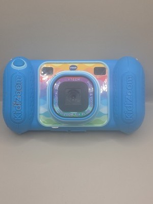 VTech Blue Kidizoom Pix Plus Camera Photo Video Games Fun TESTED See Pics