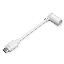 White Ring Barrel Plug to USB-C Adapter - Compatible with 1st Gen Solar...