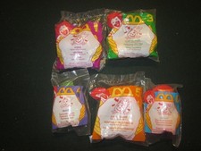 1996 McDonalds Halloween McNugget Happy Meal Toy Chicken Nugget Lot of 5