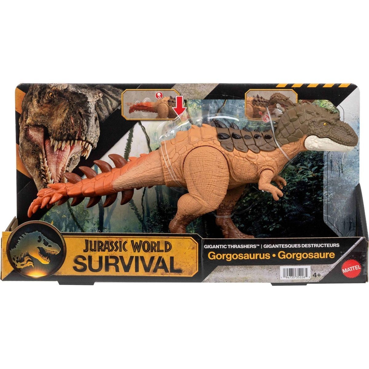 超希少　SAURUS ザウルス GAO GAVO Gilla GGS54UL Jurassic World Survival Gigantic Thrashers Gorgosaurus, 2 Attacks