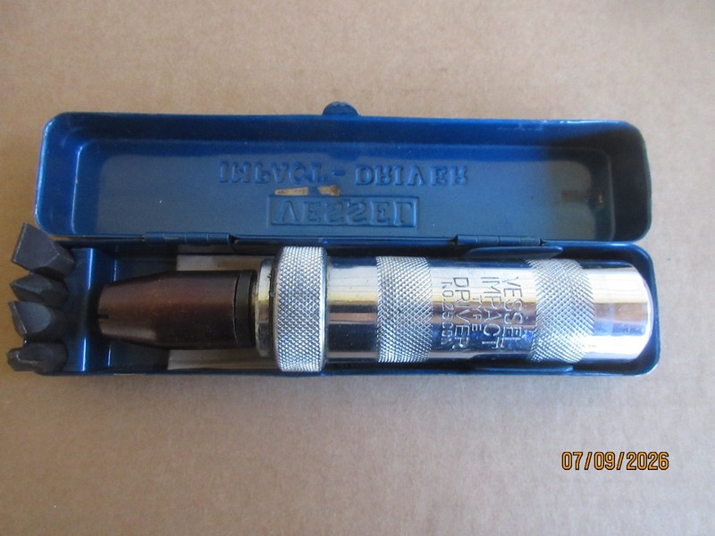 Vintage Vessel No. 2500 Impact Driver Set – Made in Japan – Metal Case