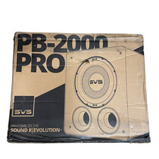 SVS PB-2000 Pro 12" 550W Ported Subwoofer Black Ash Bluetooth App Control
