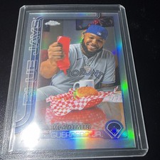 VLADIMIR GUERRERO JR 2025 TOPPS CHROME UPD ALL-STAR VARIATION REFRACTOR