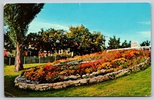 Vernon British Columbia Vernon Floral Clock Postcard BC Posted 1965