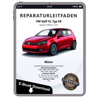 VW Golf 6 Typ 5K 2008-2012 Dieselmotor 2,0L 110-170 PS Reparaturanleitung PDF