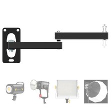 Photographic Wall Mounting Boom Arm Stand: Fold Extend Adjustable 12in Long B...
