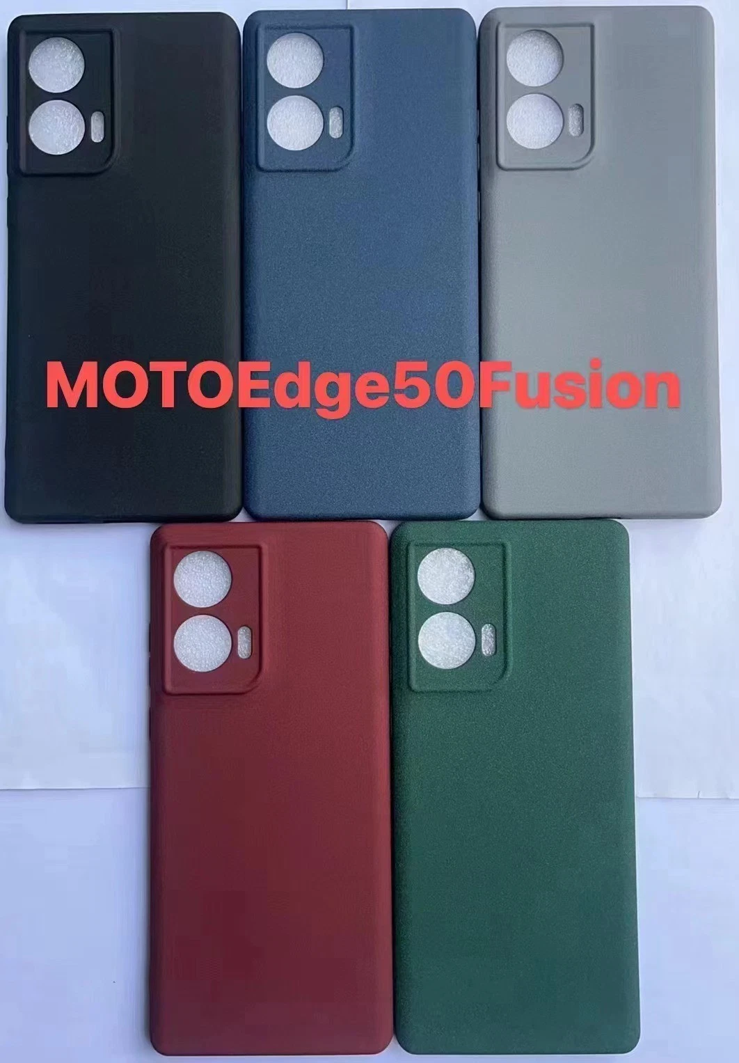 For Motorola G06 G86 G85 G05 Edge 60 Pro 50 Fusion G35 Matte Gel Silicone Case - Picture 2 of 19