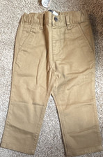 The Children's Place Beige Khaki Pants 18-24M Boys Elastic Waist Pockets