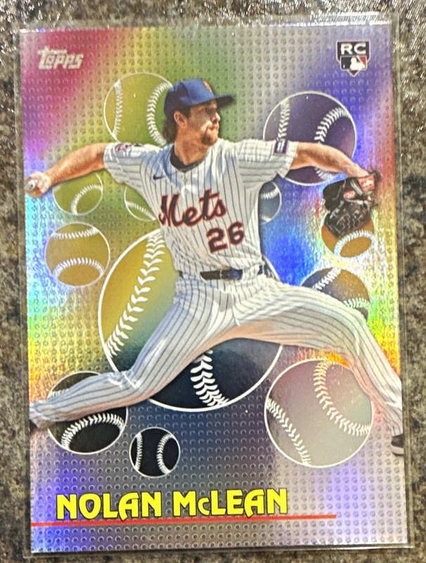 Topps 2026 Series 2 Titans of the Game Nolan McLean RC #TOG-33 Mets