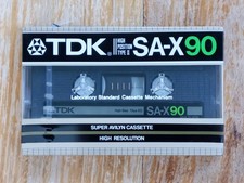 TDK SA-X 90 del 1985, Made in Japan, Cassetta High End Golden Age, Cult! Confezione Originale