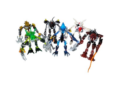 LEGO Bionicle Lot Barraki Collection 8916-8921 Complete Set Of 6 W/ Squid Ammo