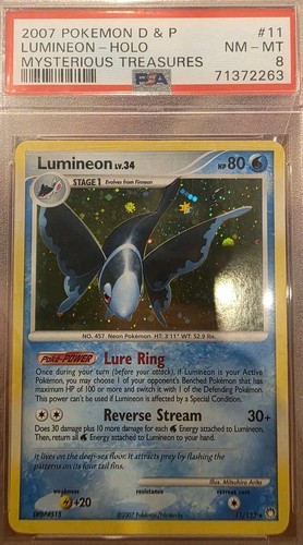 Lumineon graded PSA 8 for sale on eBay