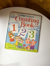 Vintage 1975 Richard Scarry's "Best Counting Book Ever" Hardcover Book
