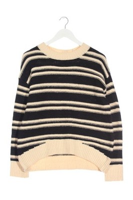 H&M Strickpullover Damen Pullover Gr. DE 34 schwarz-nude Casual-Look