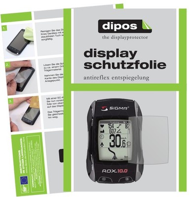 3x Schutzfolie matt für Sigma Rox 10.0 Displayschutzfolie Folie Display Schutz