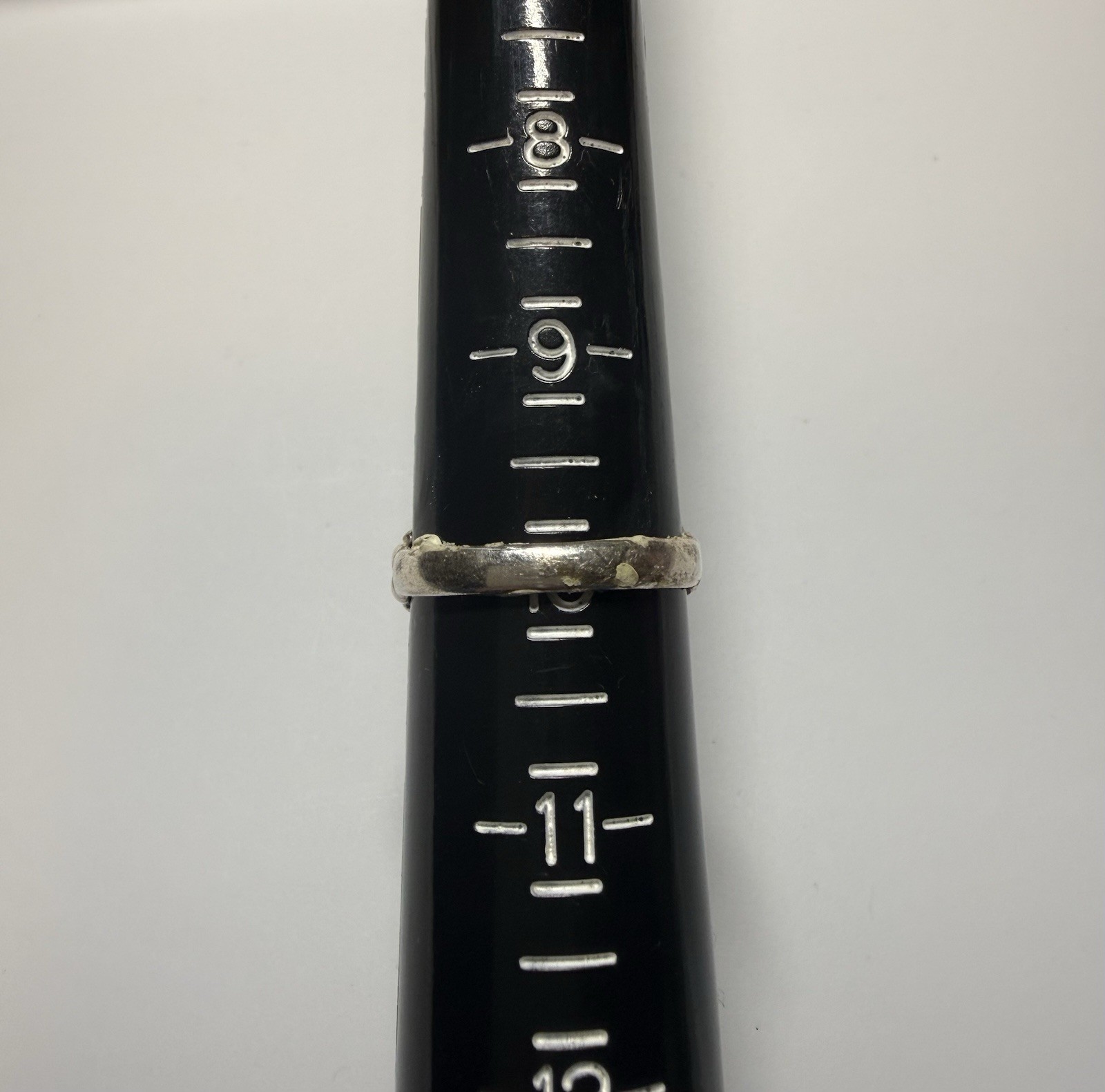 Sterling Silver Square Statement Ring Ribbed Band… - image 8