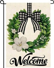   Spring Welcome Garden Flag 12x18