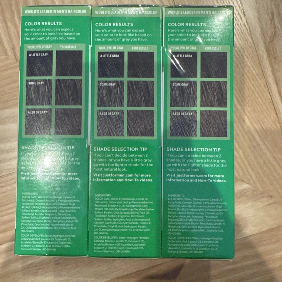3 Pack Just For Men Restores Hair Color, Medium Dark Brown H40 - Image 2 of 3