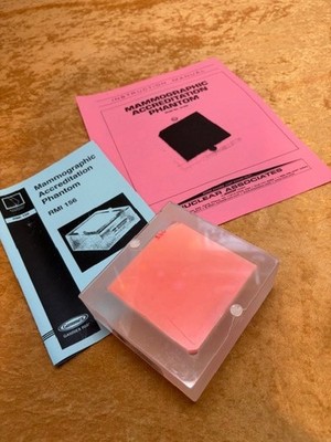 GAMMEX RMI 156 phantom 18-220 ACR QA mammography xray test tool Unfors Raysafe z