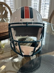 Miami Dolphins Full Face Football Helmet White with Team Logo