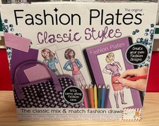 2022 Fashion Plates Classic Styles Fashion Design Set Mix and Match Art Kit