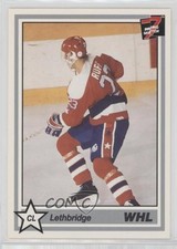 1990 7th Inning Sketch WHL Checklist Lethbridge Hurricanes (WHL) Team #347 1bx0