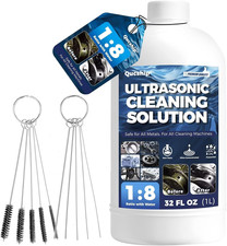 Ultrasonic Carburetor Cleaner For Engine Parts Makes 2.2 Gallons 32 Oz